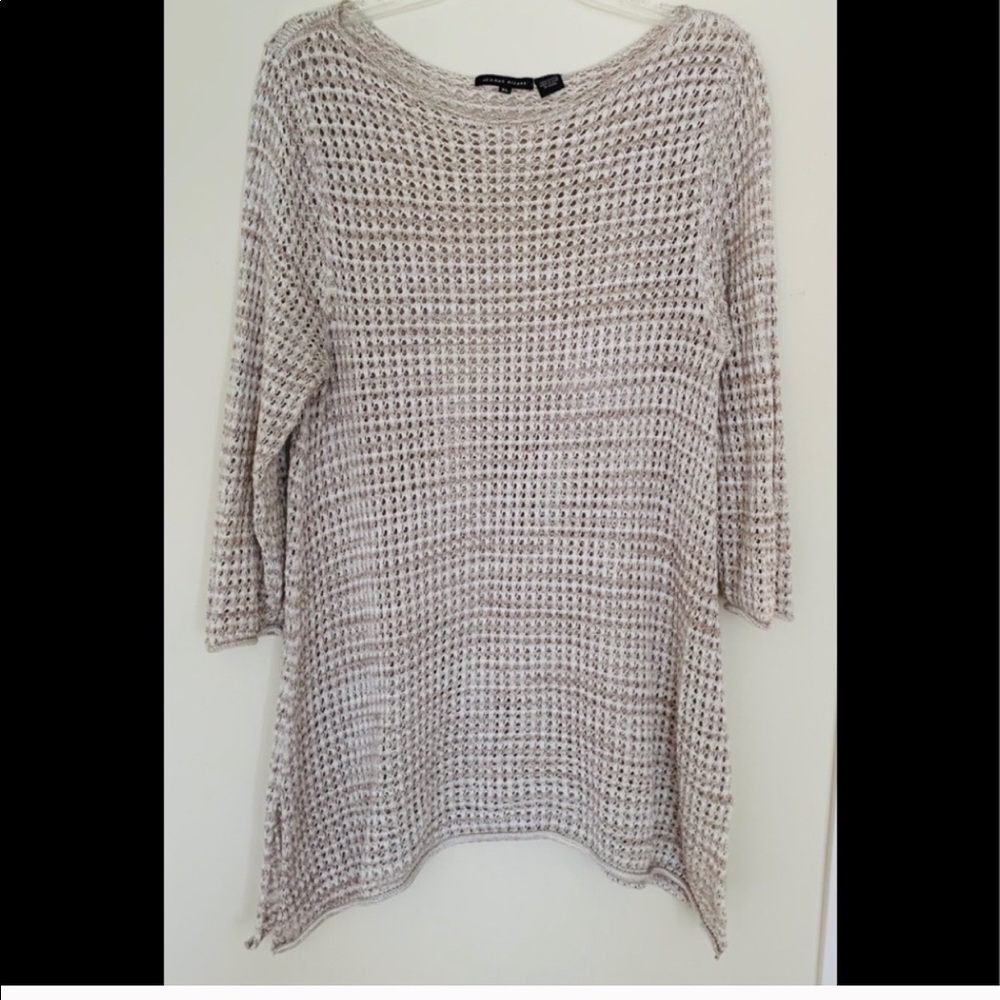 LOFT Crochet Oversized Sweater
